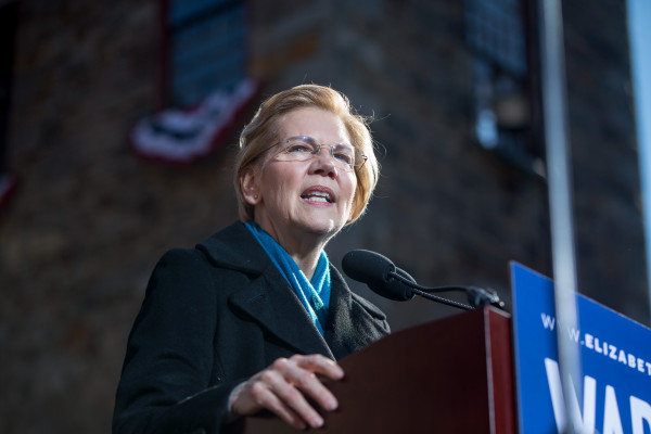 Warren makes $85B federally-funded broadband promise