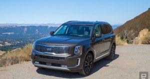 The Kia Telluride is surprisingly high-tech and stylish (for a Kia)