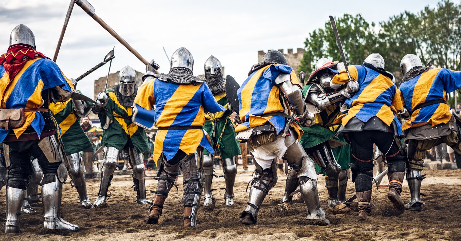 For These Sword-Wielding Warriors, Medieval Battles Live On