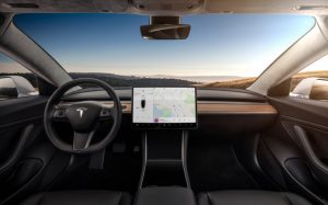 Tesla’s Model 3 interior (even the steering wheel) is now 100% leather-free