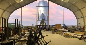 Get a glimpse of SpaceX’s orbital Starship prototype under construction
