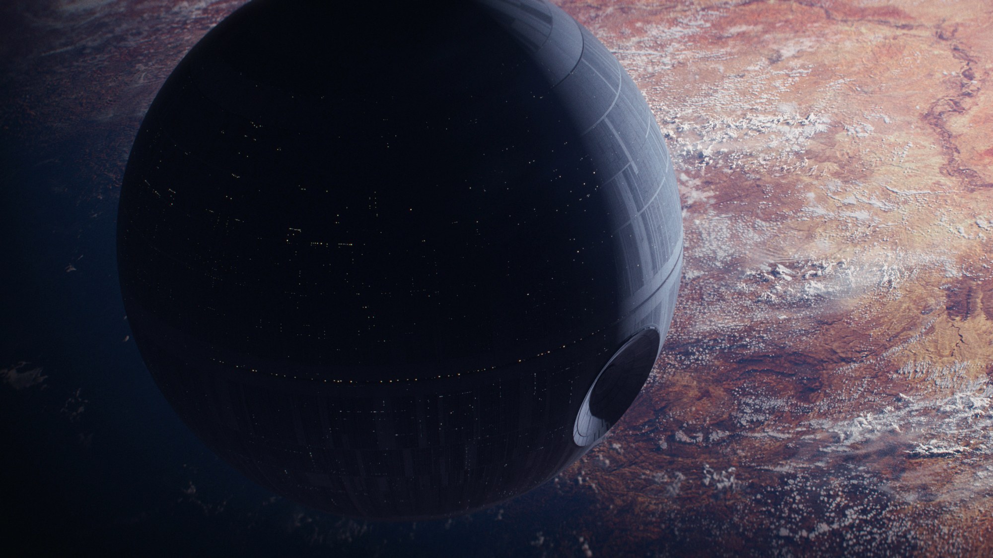 Whoa! Is That Death Star Wreckage on That Planet?