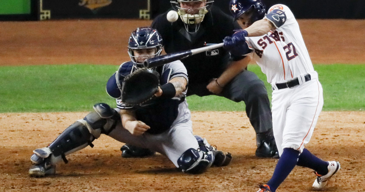 A machine-learning system may have predicted the World Series winner