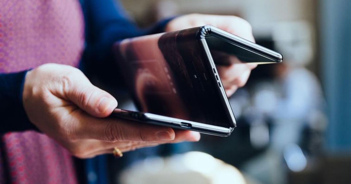 TCL’s tri-fold prototype phone folds in thirds like an accordion
