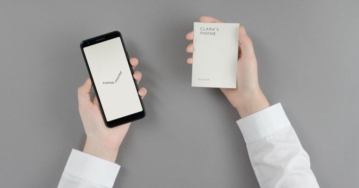 Go on a digital detox with the Paper Phone app