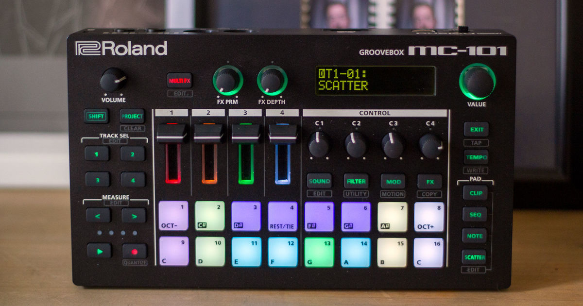 Roland MC-101 review: Beats, bass and batteries