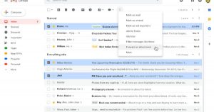 Gmail can add emails as attachments to cut down on forwarding