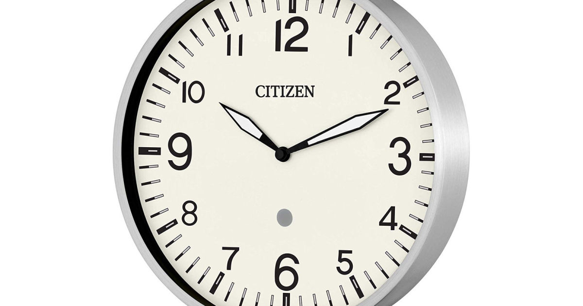 Citizen has a fancier alternative to Amazon’s Alexa wall clock