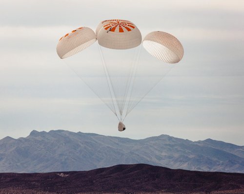 SpaceX achieves key safety milestone for crewed flight with 10th parachute test