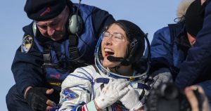 Christina Koch returns to Earth after a file 328 days in dwelling