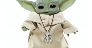 Hasbro’s flurry of ‘The Mandalorian’ toys involves an animatronic Child Yoda